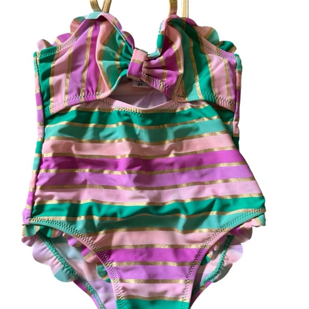 **EUC Girls 1-Piece Swim Suit (Size 3T)**